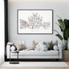 Milan Italy Art Print for Living Room
