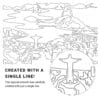 Rio De Janeiro Vector Art - Single Line Art Detail