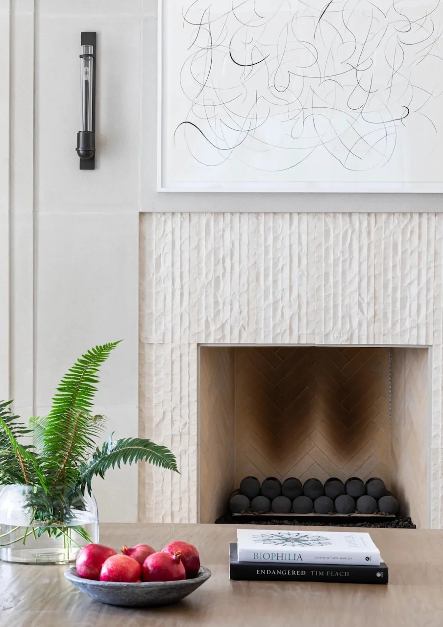 Modern Fireplace Ideas & Inspiration For Your Minimalist Home in 2024 7 modern fireplace ideas for minimalist homes line art