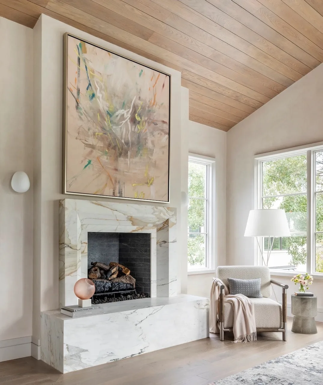 Modern Fireplace Ideas & Inspiration For Your Minimalist Home in 2024 4 modern fireplace ideas for minimalist homes marble chic