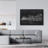 Da Nang Vietnam Canvas Art Print - Living Room - Dark