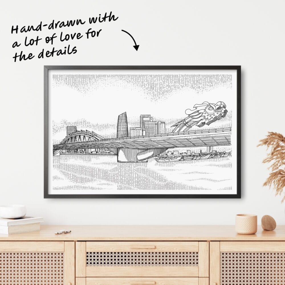 Da Nang Vietnam Line Art Da Nang Vietnam Line Art