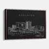 Framed Adelaide Canvas Print - Main - Dark