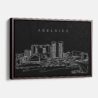 Framed Adelaide Canvas Print - Main - Dark