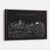 Framed Albuquerque Canvas Print - Main - Dark