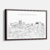 Framed Albuquerque Canvas Print - Main - Light