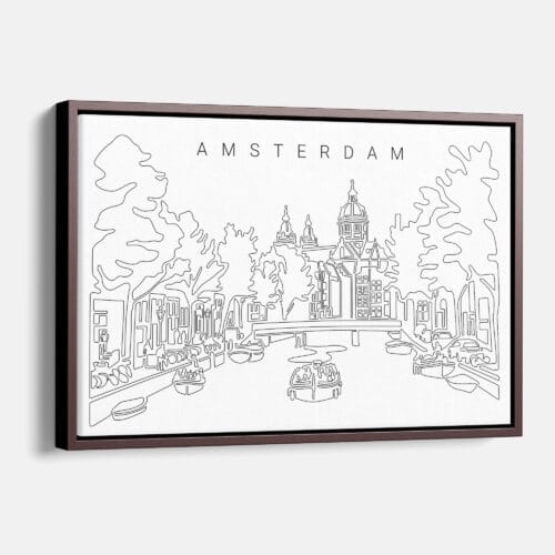 Amsterdam Skyline Canvas Print