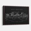 Framed Arlington Canvas Print - Main - Dark