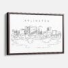Framed Arlington Canvas Print - Main - Light