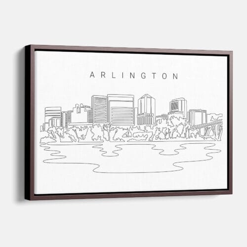 Arlington Skyline Canvas Art Print