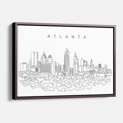 Atlanta Skyline Canvas Print