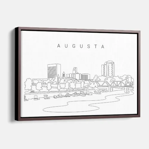 Augusta Skyline Canvas Print