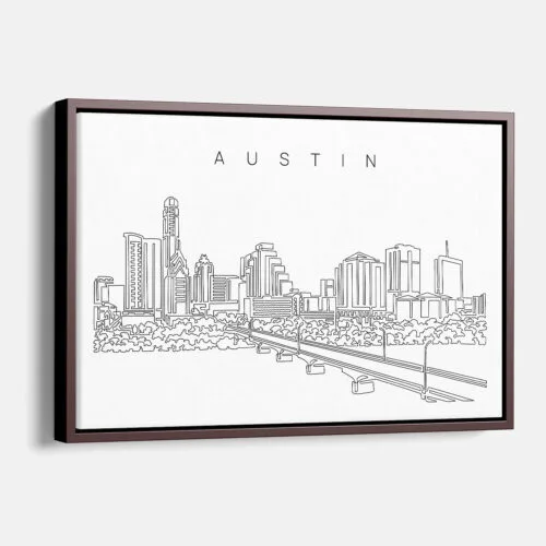 Austin Skyline Canvas Print