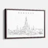 Framed Bangkok Wat Arun Canvas Print - Main - Light