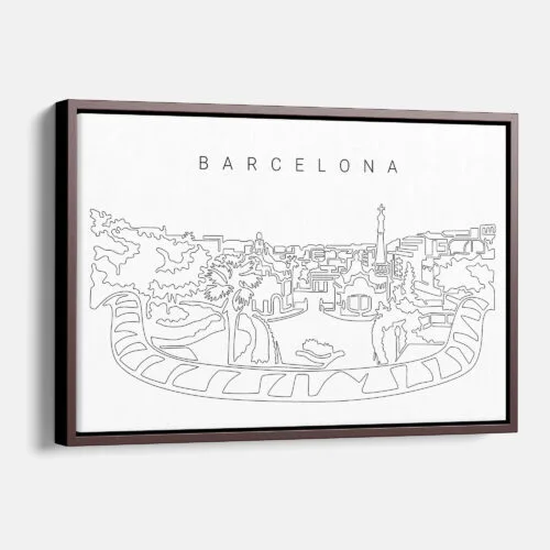 Barcelona Park Güell Canvas Print