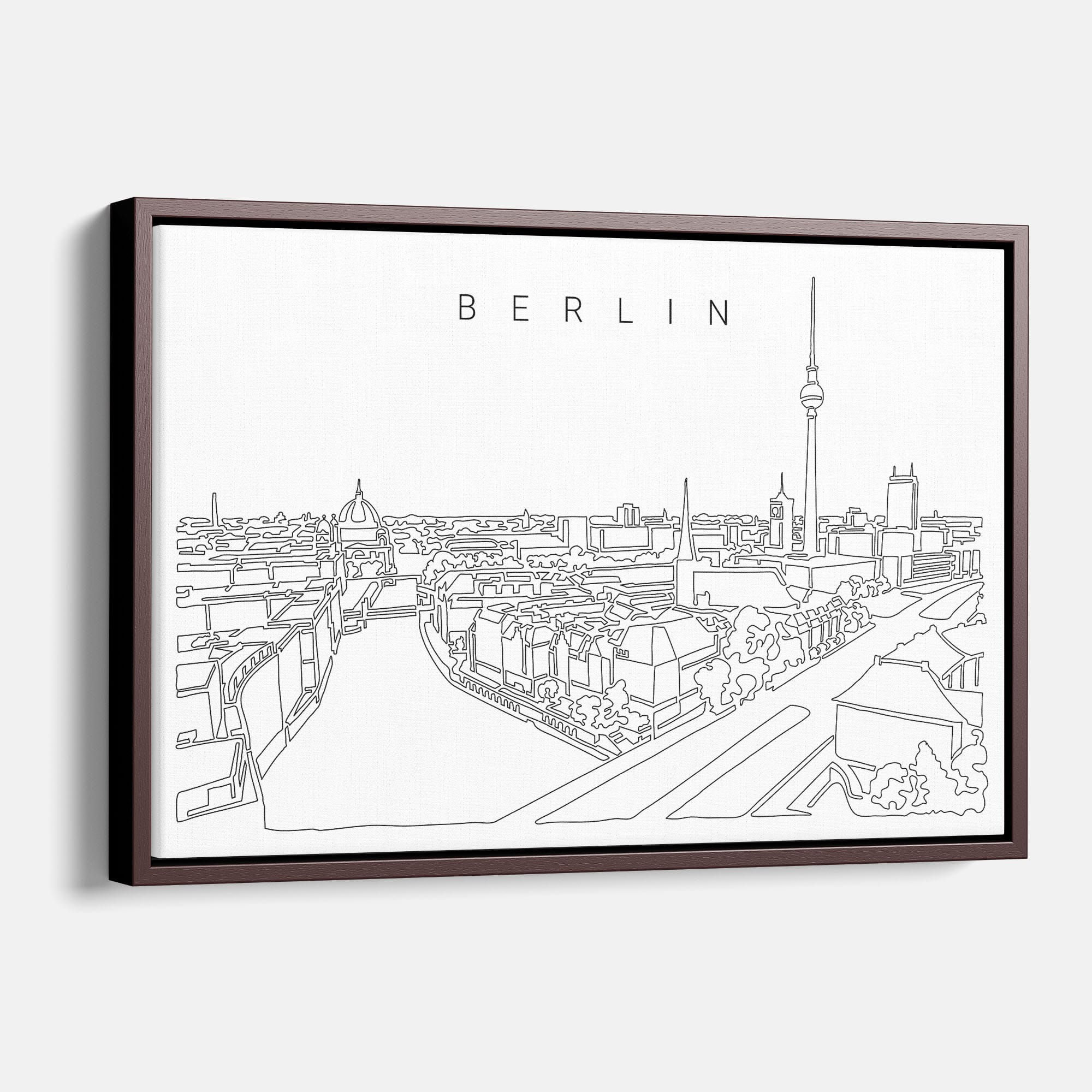 Berlin Skyline Canvas Print