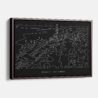 Framed Bogota Colombia Canvas Print - Main - Dark