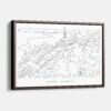 Framed Bogota Colombia Canvas Print - Main - Light