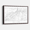 Framed Bogota Colombia Canvas Print - Main - Light