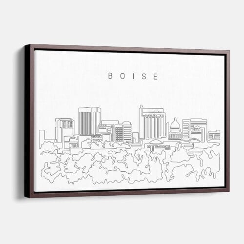 Boise Skyline Canvas Print