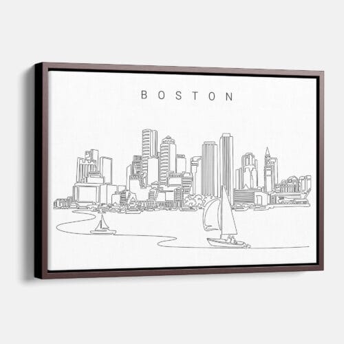Boston Skyline Canvas Print
