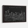 Framed Charlotte Canvas Print - Main - Dark