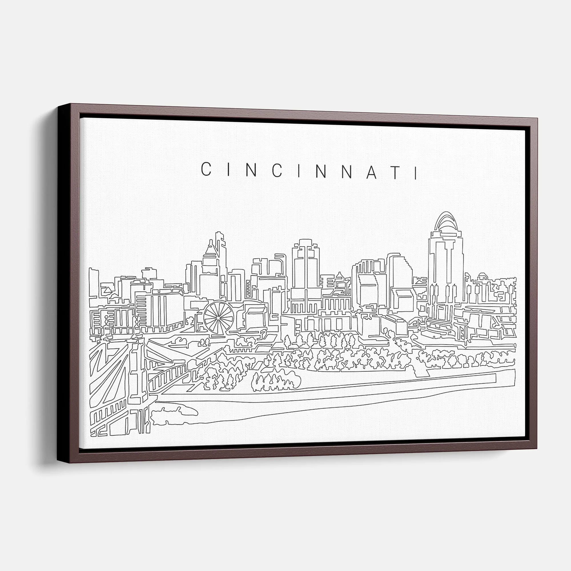 Cincinnati Skyline Canvas Print
