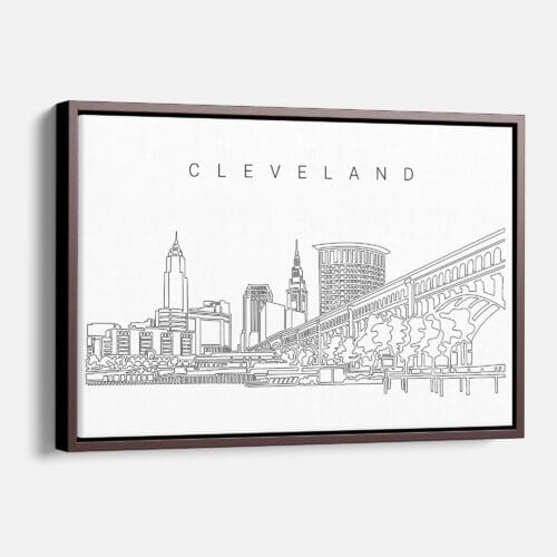 Cleveland Skyline Canvas Print