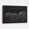 Framed Colorado Springs Canvas Print - Main - Dark