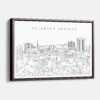 Framed Colorado Springs Canvas Print - Main - Light