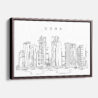 Framed Doha Canvas Print - Main - Light