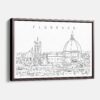Framed Florence Canvas Print - Main - Light