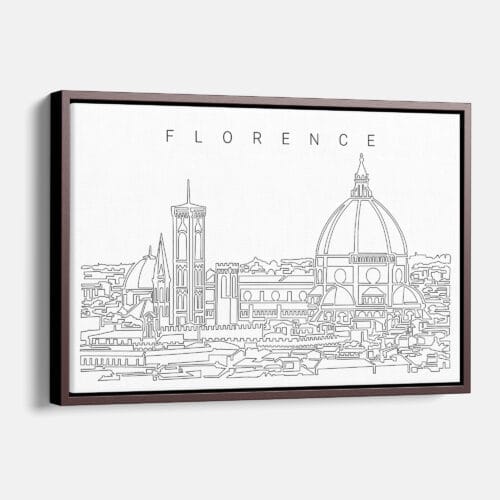 Florence Italy Skyline Canvas Print
