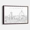 Framed Florence Canvas Print - Main - Light