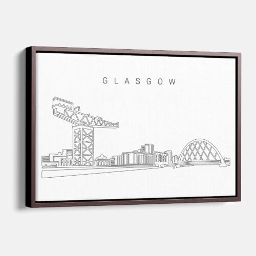 Glasgow Skyline Canvas Print