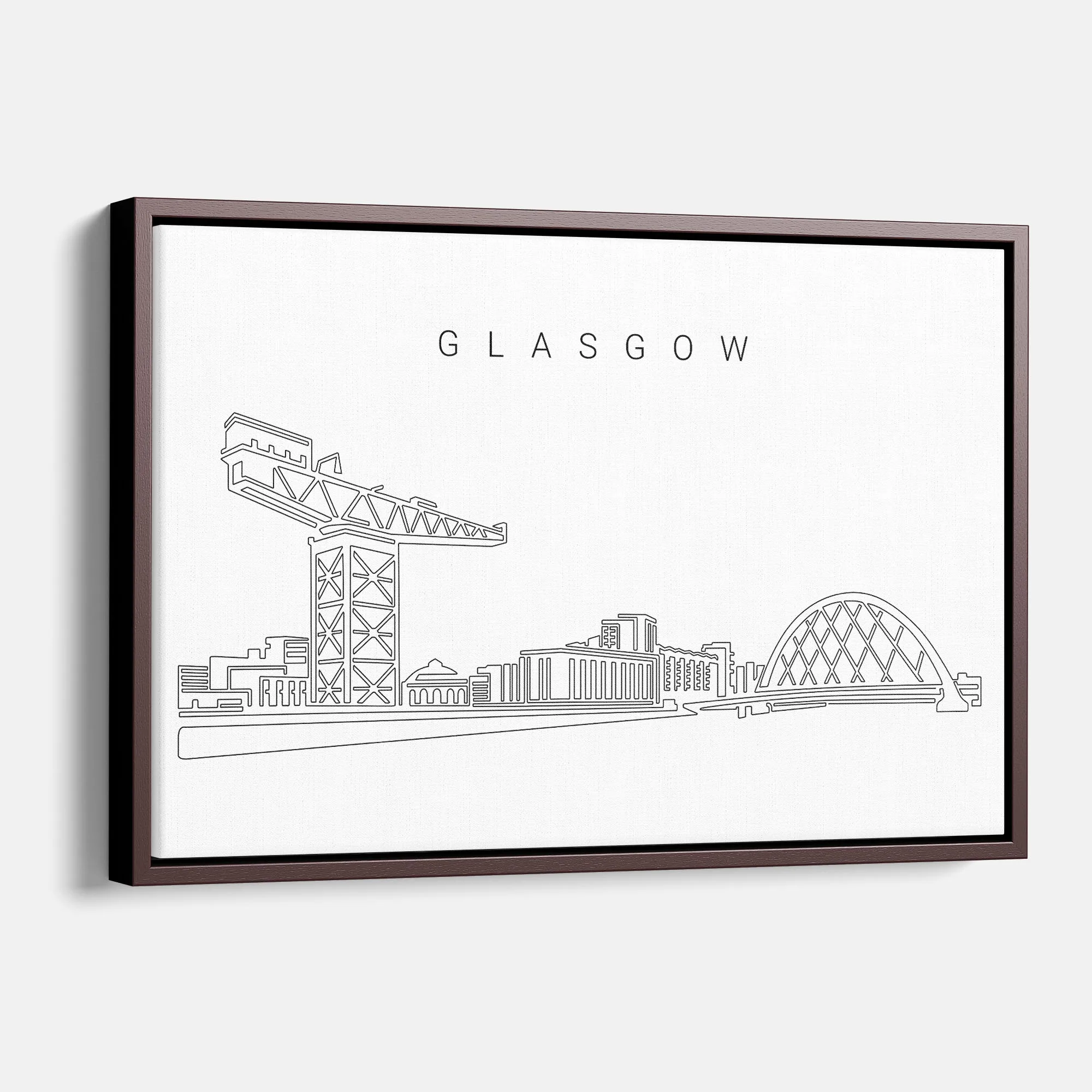 Glasgow Skyline Canvas Print