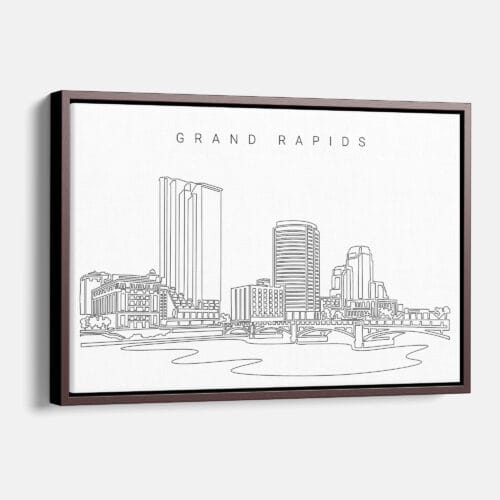 Grand Rapids Skyline Canvas Print