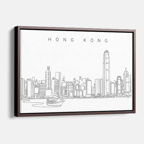 Hong Kong Skyline Canvas Print