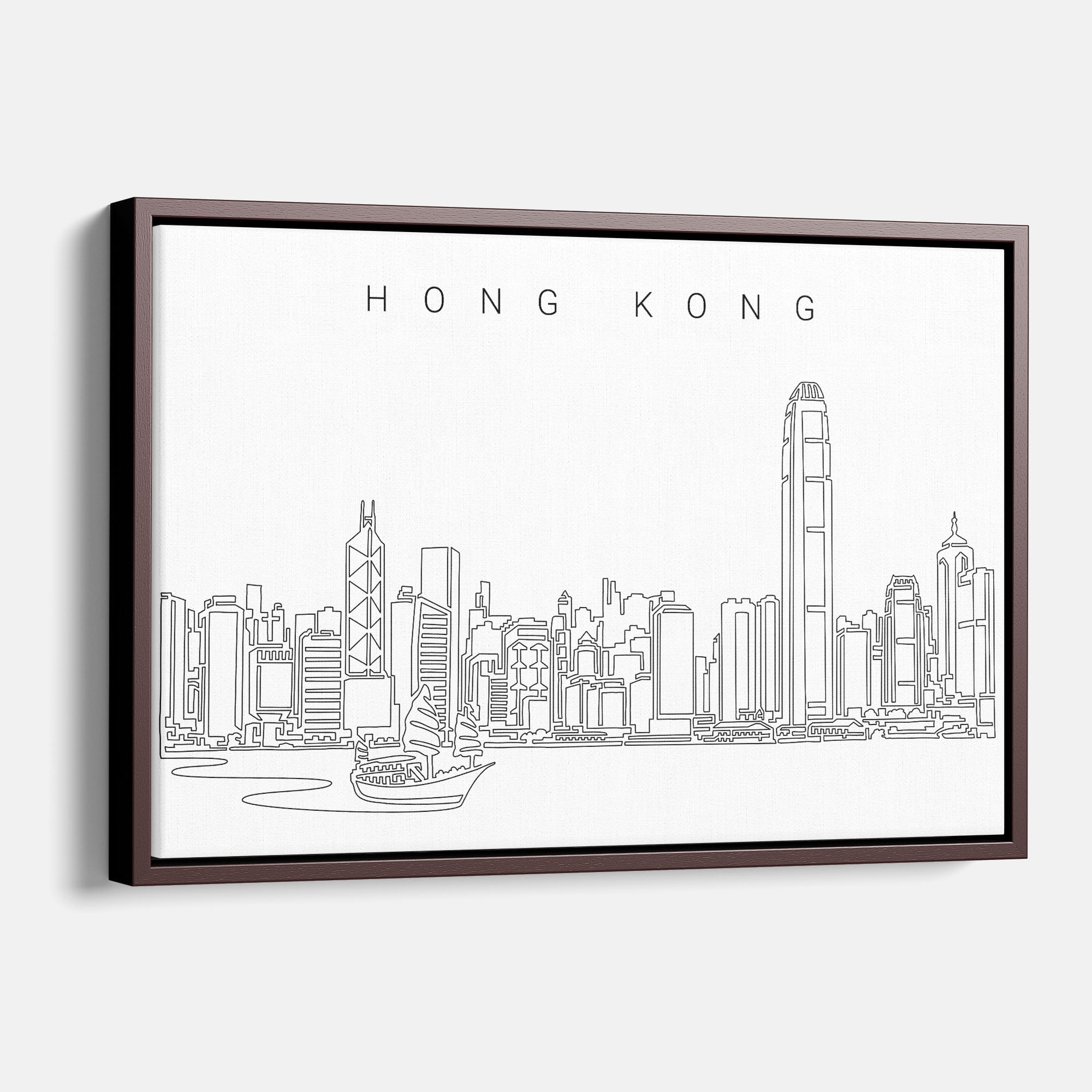 Hong Kong Skyline Canvas Print
