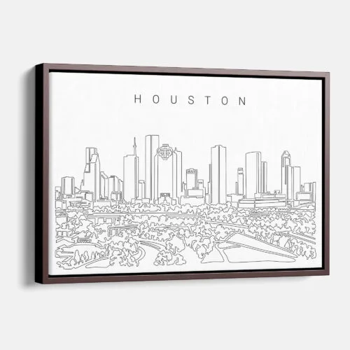 Houston TX Skyline Canvas Print