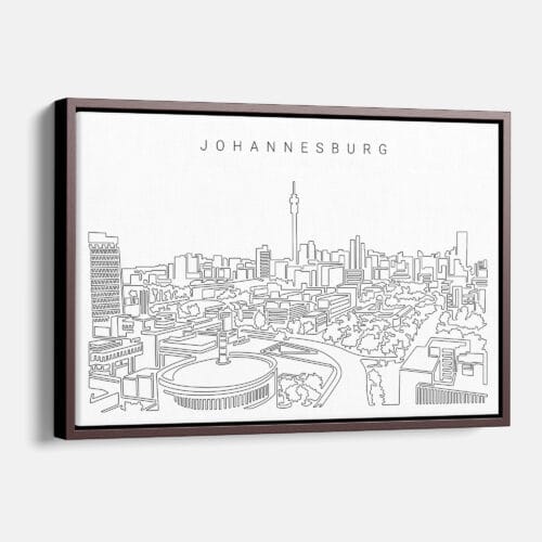 Johannesburg Skyline Canvas Print