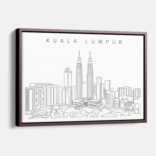 Kuala Lumpur Skyline Canvas Print