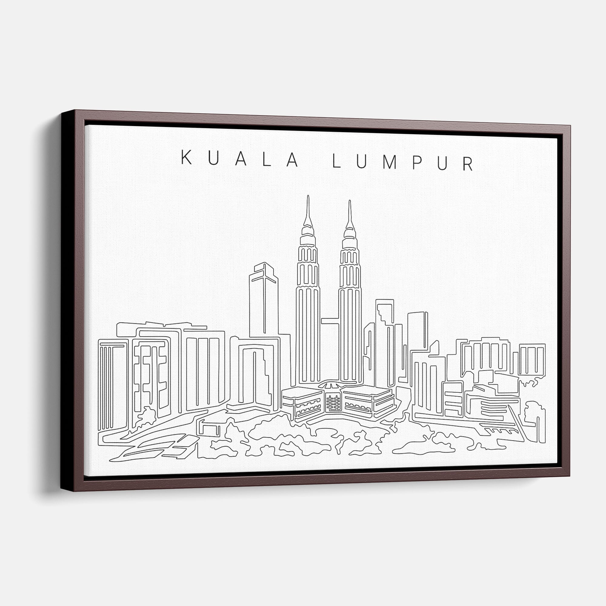 Kuala Lumpur Skyline Canvas Print