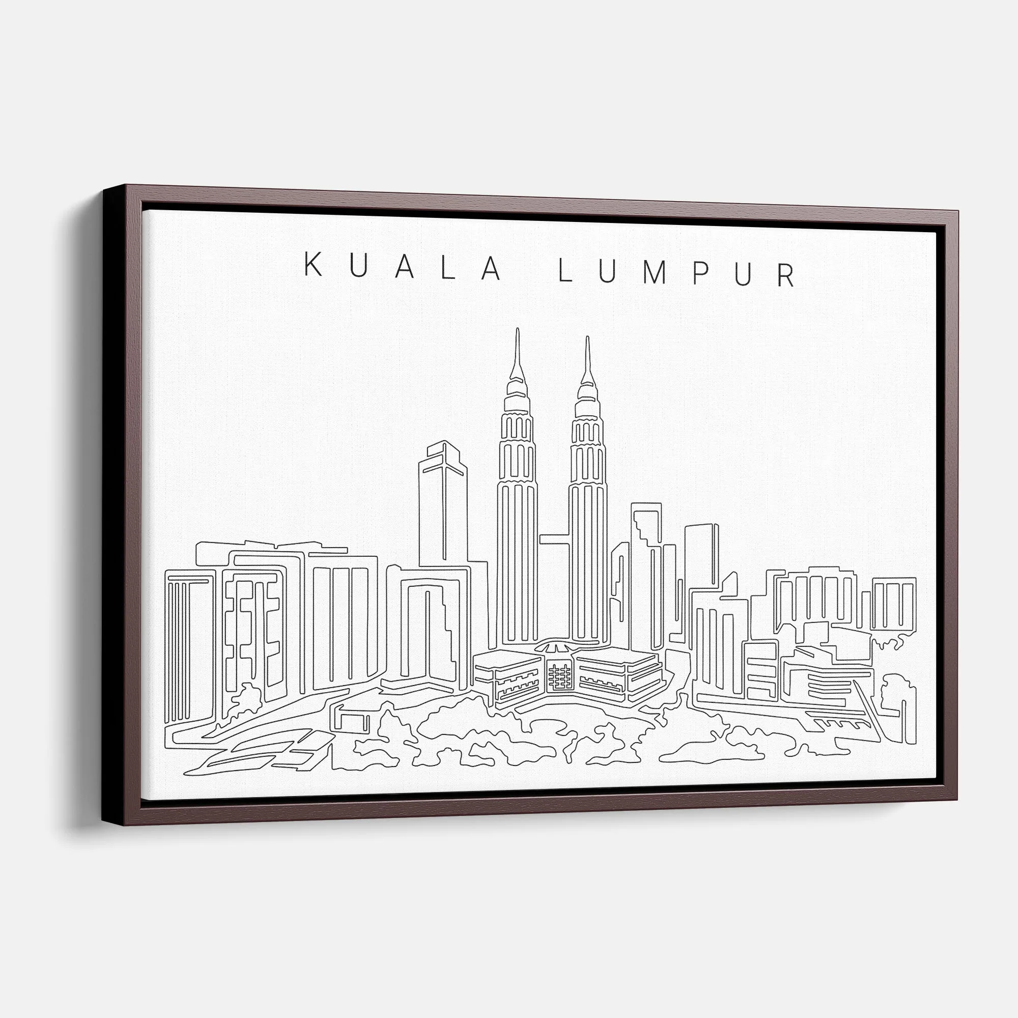 Kuala Lumpur Skyline Canvas Print 12 Kuala Lumpur Skyline Canvas Print
