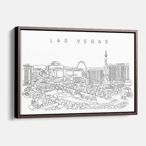 Las Vegas Skyline Canvas Print