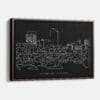 Framed Lexington Canvas Print - Main - Dark
