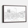Framed Lexington Canvas Print - Main - Light