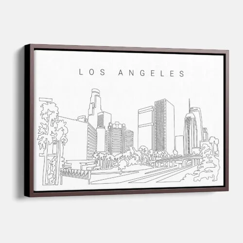 Los Angeles Skyline Canvas Print