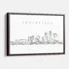 Framed Louisville Canvas Print - Main - Light