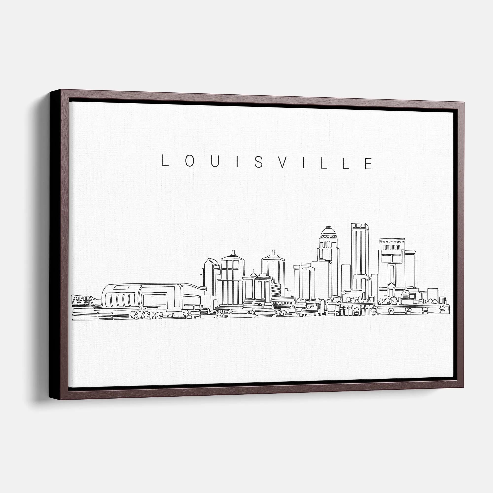 Louisville Skyline Canvas Print